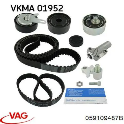 Натяжной ролик ремня ГРМ VAG 059109487B цена, от 28.01 USD