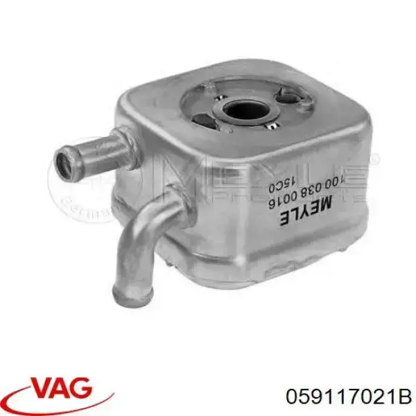 Купить 059117021B VAG Радиатор масляный (холодильник), под фильтром