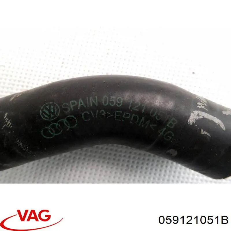 Шланг/патрубок системы охлаждения VAG 059121051B цена, от 3.80 USD