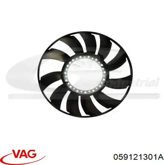 Купить 059121301A VAG Крыльчатка радиатора охлаждения