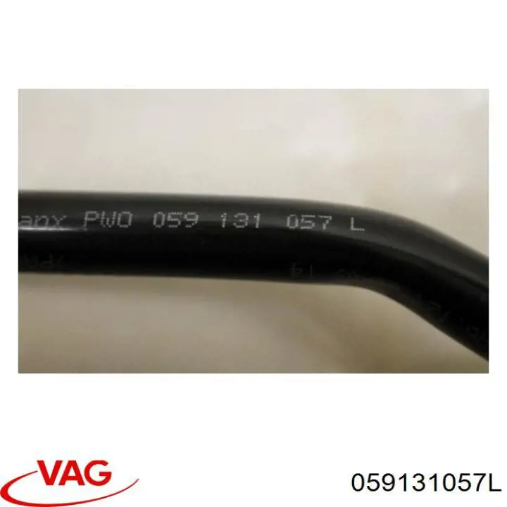 Шланг (патрубок) вакуумного насоса VAG 059131057L цена, от 121.10 USD