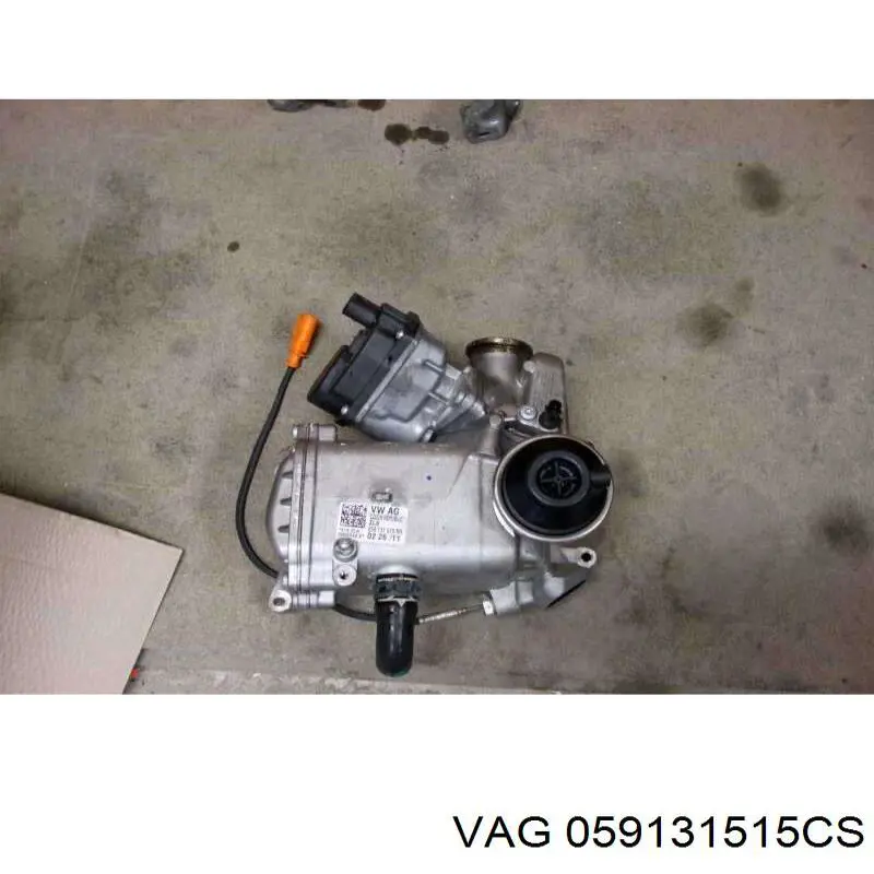 059131515CS VAG radiador do sistema egr de recirculação dos gases de escape