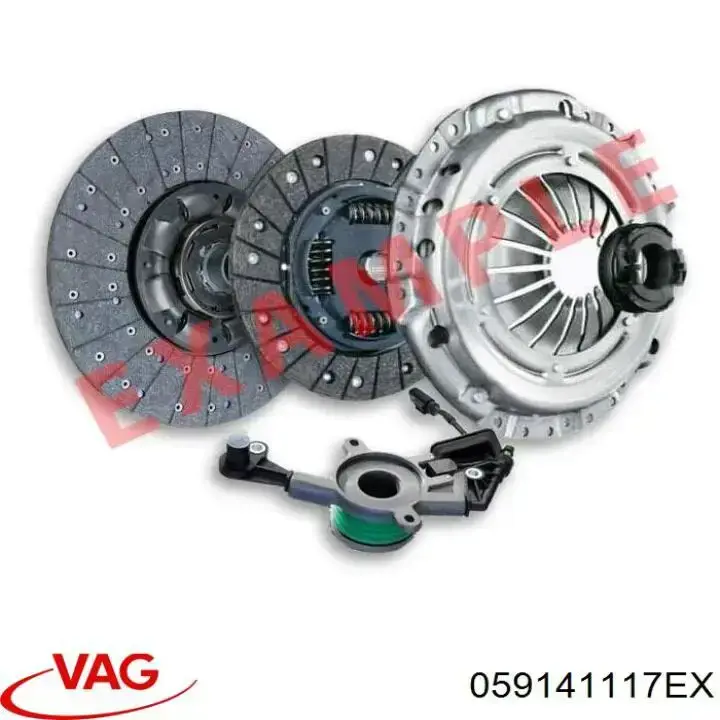 Купить 059141117EX VAG Корзина сцепления