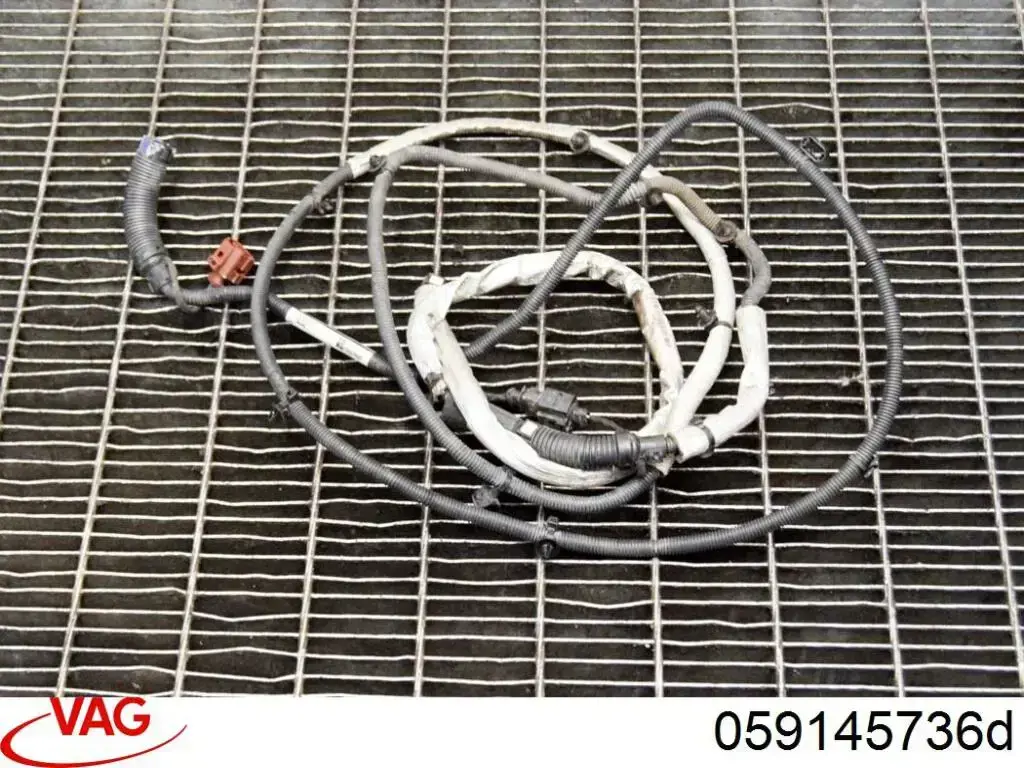 Трубка (шланг) отвода масла от турбины VAG 059145736D
