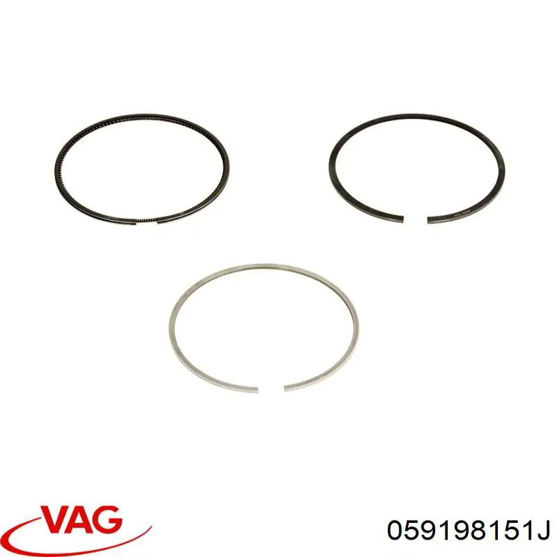 Поршневые кольца, стандартные VAG 059198151J цена, от 67.36 USD
