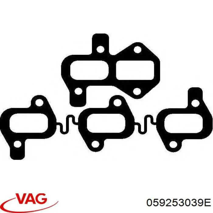 Прокладка выпускного коллектора VAG 059253039E