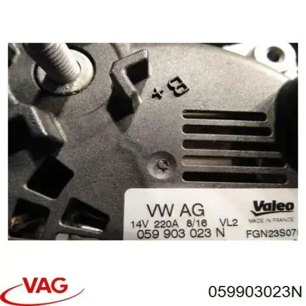 Генератор автомобиля VALEO 444726
