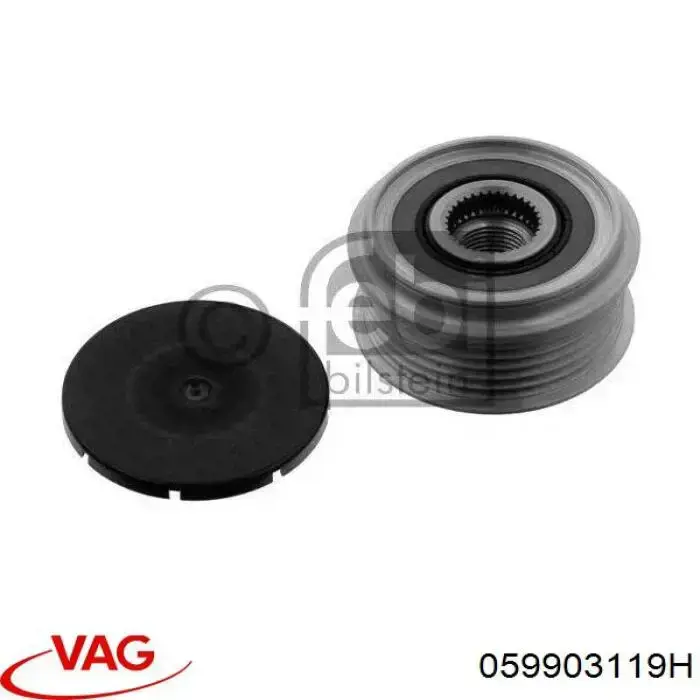 Купить 059903119H VAG Шкив ремня генератора