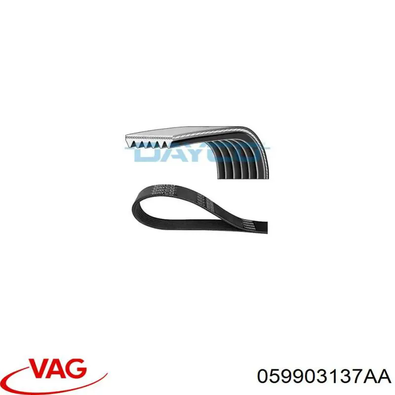 Купить 059903137AA VAG Ремень генератора