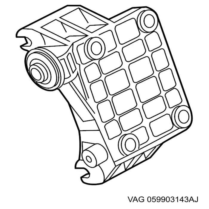 059903143AJ VAG Кронштейн крепления генератора