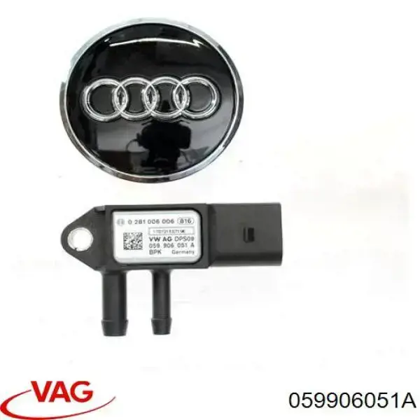 Датчик давления выхлопных газов VAG 059906051A цена, от 12.67 USD