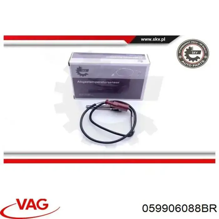 Купить 059906088BR VAG Датчик температуры отработавших газов (ОГ), перед сажевым фильтром