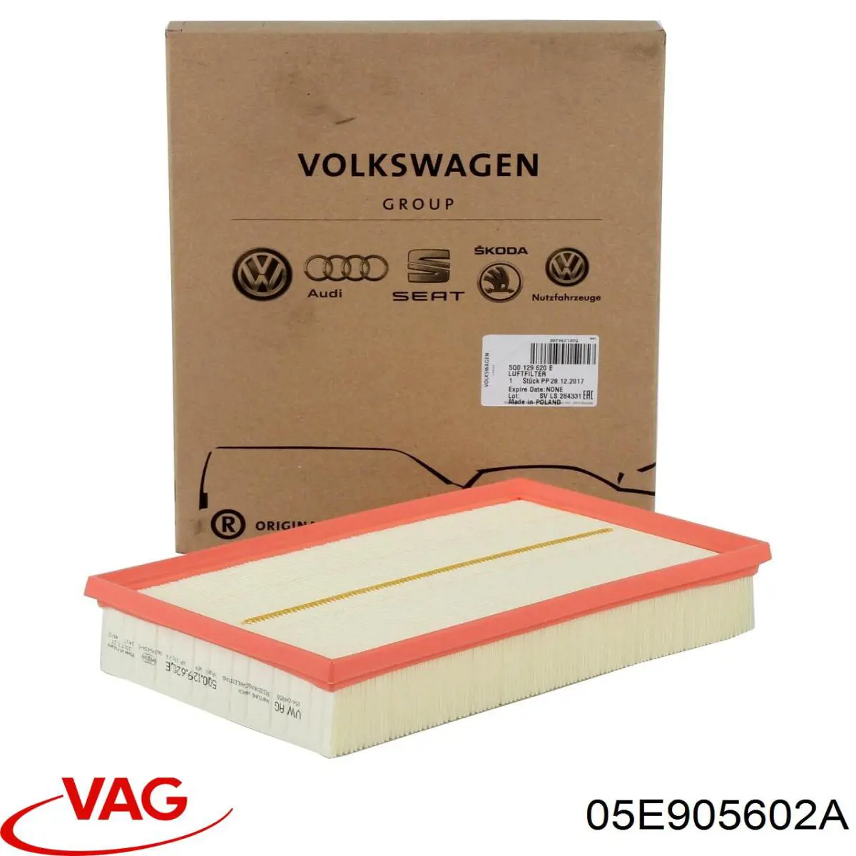 Свечи зажигания 05E905602A VAG