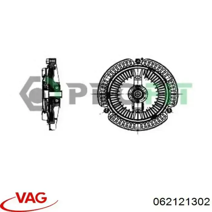 Вискозная муфта VAG 062121302 цена, от 50.93 USD