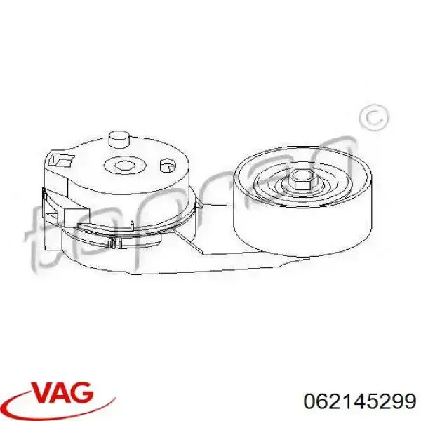 Амортизатор натяжителя приводного ремня 062145299 VAG