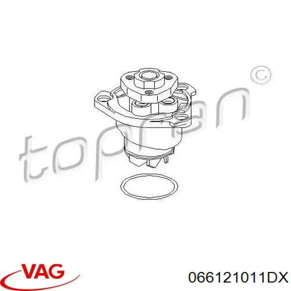 Купить 066121011DX VAG Насос охлаждения