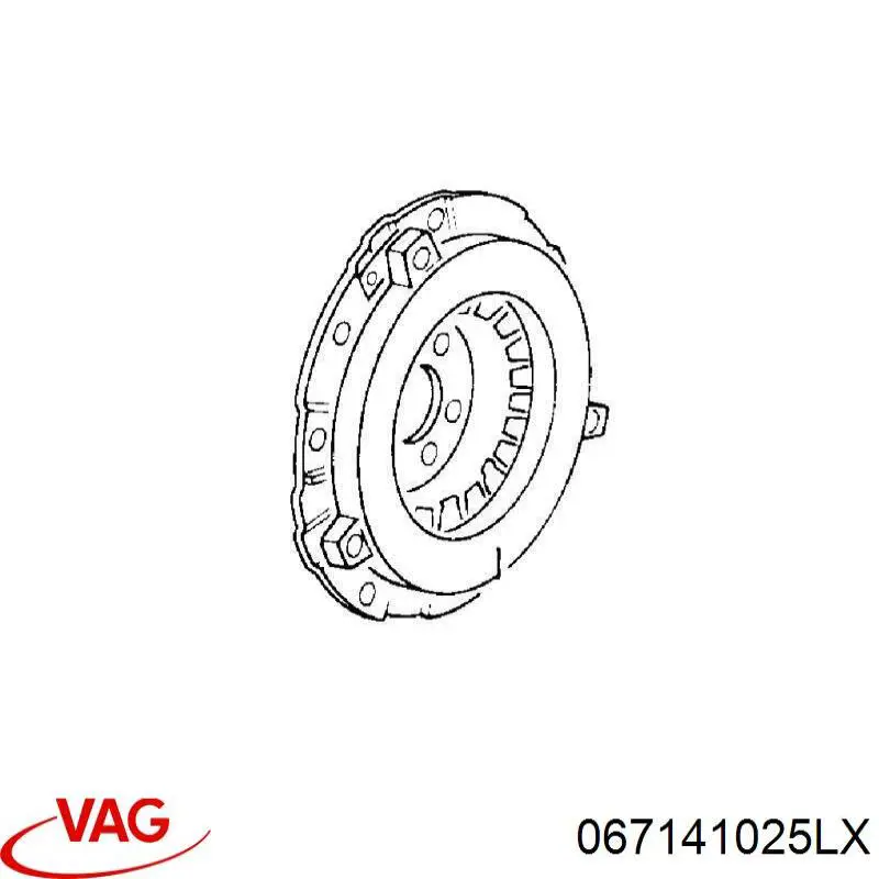 Купить 067141025LX VAG Корзина сцепления