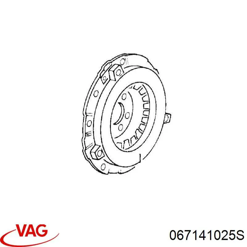 Купить 067141025S VAG Корзина сцепления