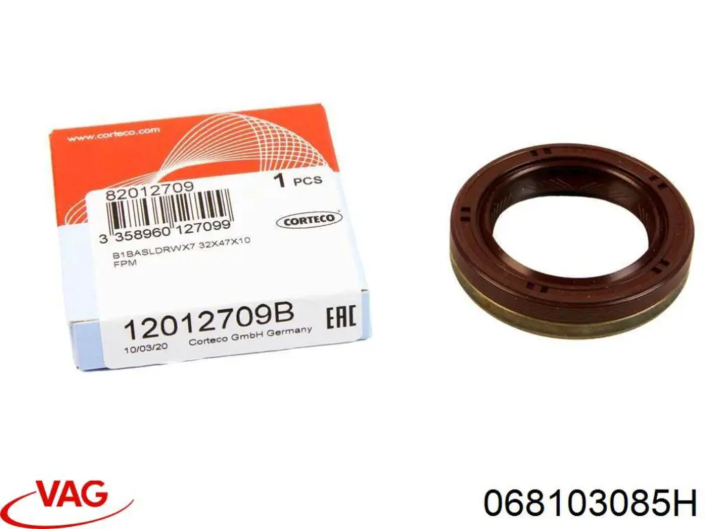 Сальник распредвала двигателя передний VAG 068103085H цена, от 2.58 USD