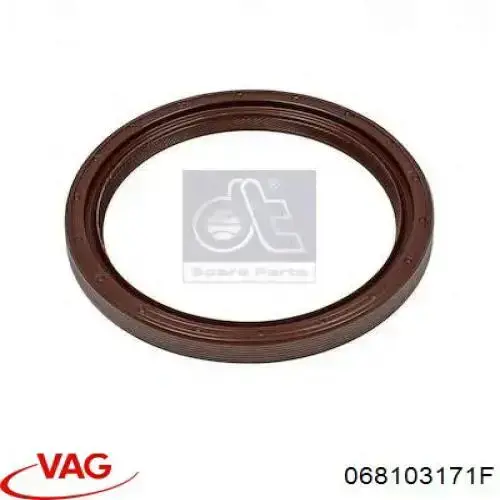 068103171F VAG Vedação traseira de cambota de motor