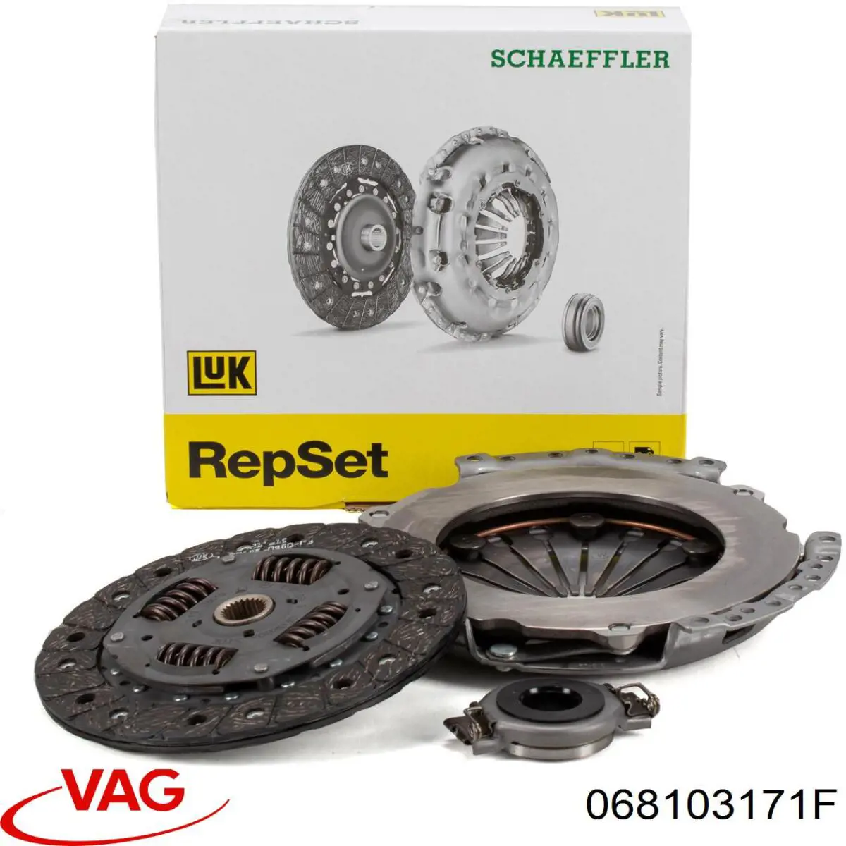 Vedação traseira de cambota de motor VAG 068103171F