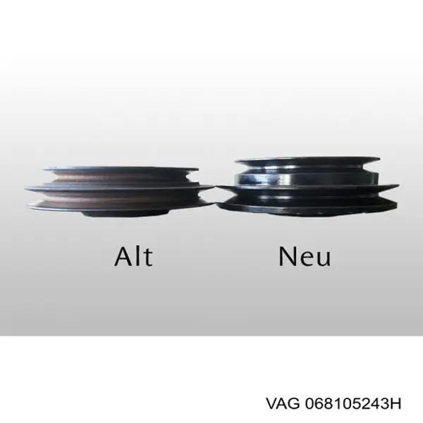 Шкив коленвала (демпфер) VAG 068105243H цена, от 22.60 USD