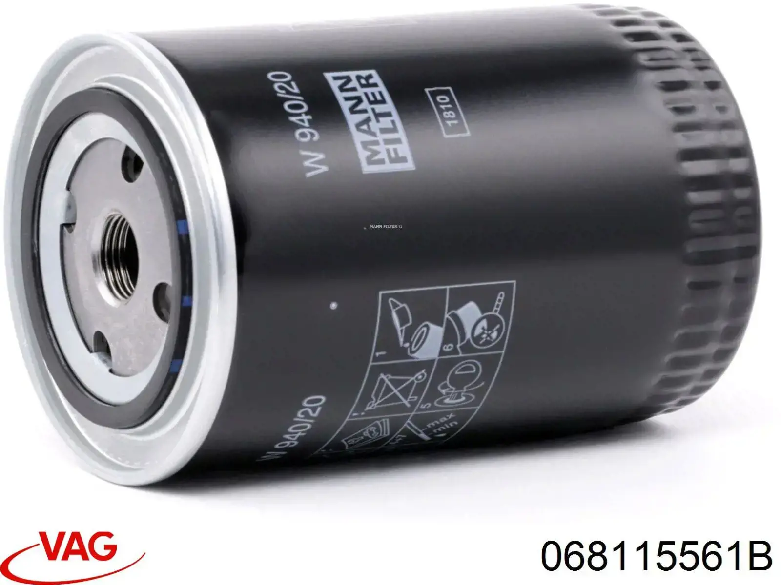 068115561B VAG Масляный фильтр двигателя