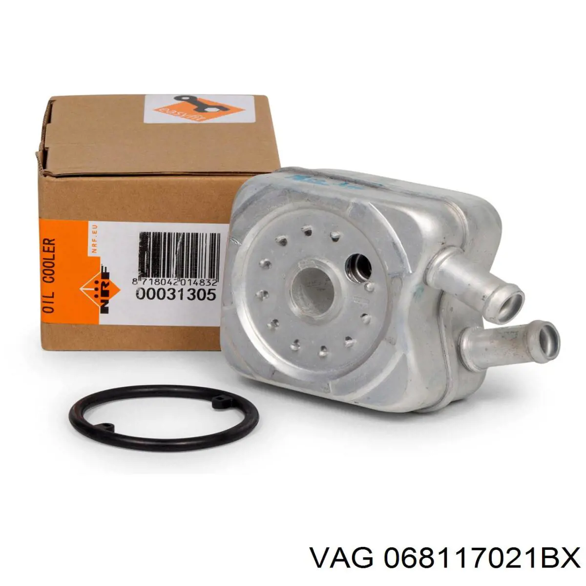 Купить 068117021BX VAG Радиатор масляный (холодильник), под фильтром