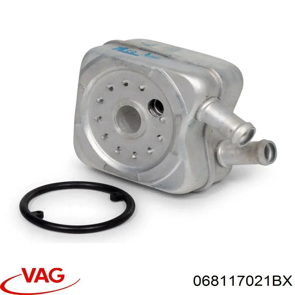 Купить 068117021BX VAG Радиатор масляный (холодильник), под фильтром