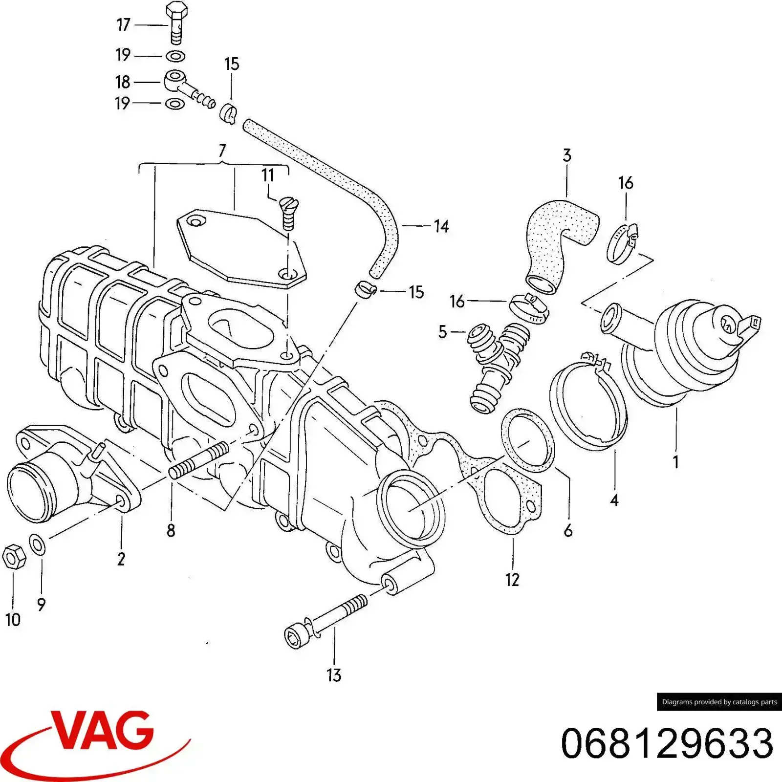 Купить 68129633 VAG 