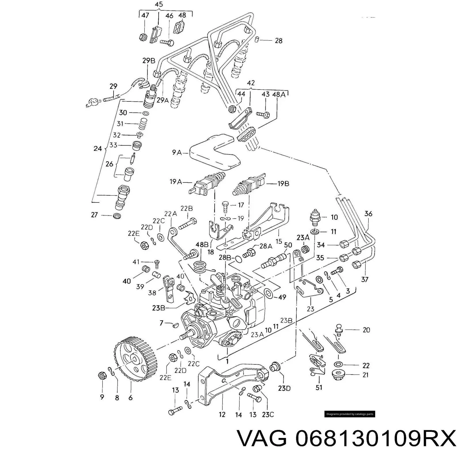 ТНВД 068130109RX VAG