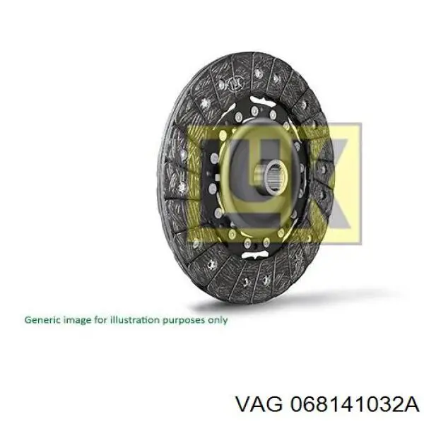 Купить 068141032A VAG Диск сцепления