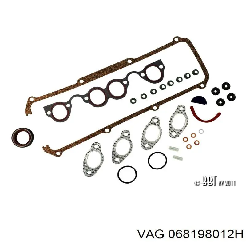 068198012H VAG комплект прокладок двигателя верхний