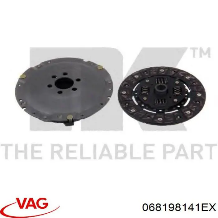 Комплект сцепления (3 части) VAG 068198141EX цена, от 66.79 USD