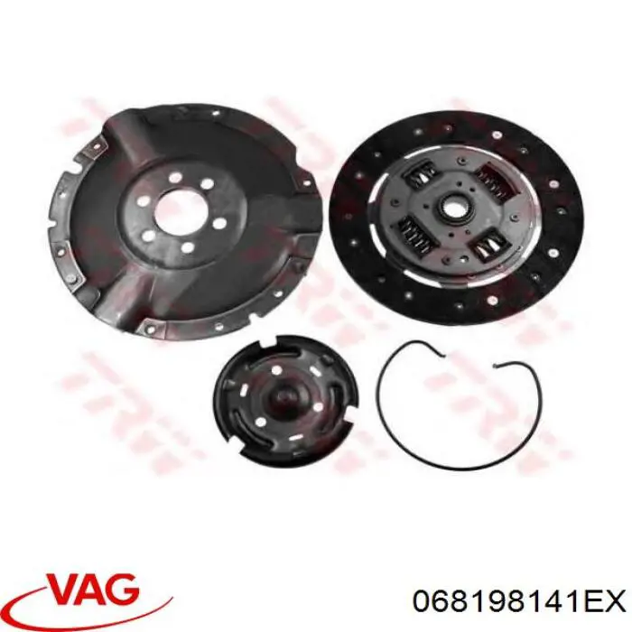 Купить 068198141EX VAG Комплект сцепления (диск, корзина, подшипник)