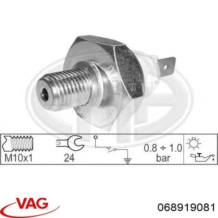 Датчик давления масла 068919081 VAG