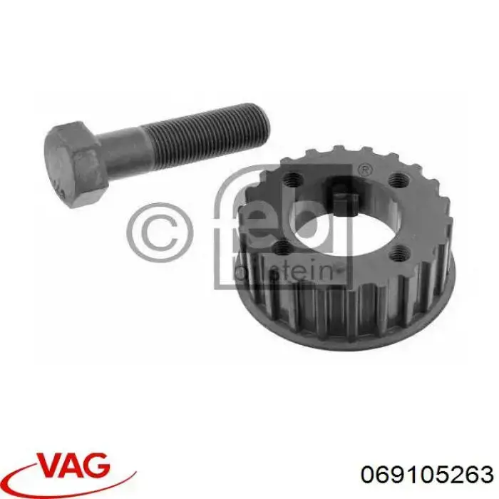 Купить 069105263 VAG Шестерня привода коленвала двигателя