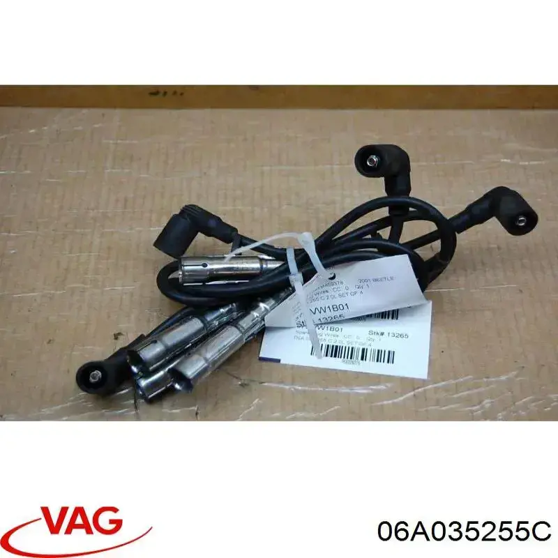 06A035255C VAG fios de alta voltagem, kit