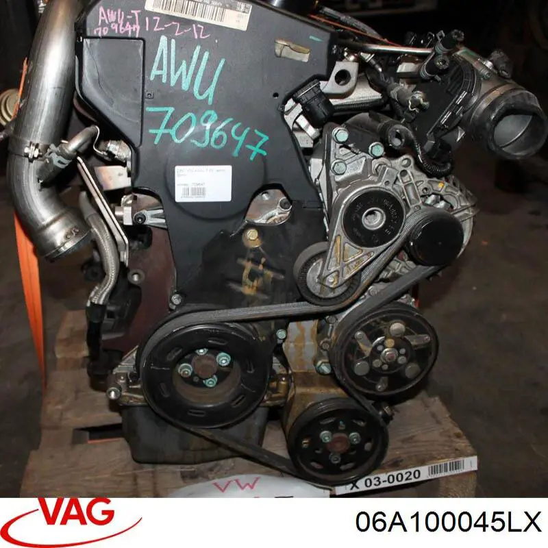 06A100045LX VAG двигатель в сборе