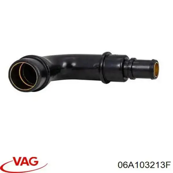 06A103213F VAG патрубок вентиляции картера (маслоотделителя)