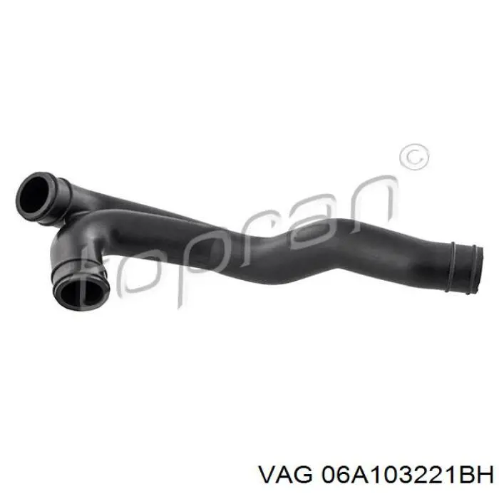 06A103221BH VAG Шланг для удаления воздуха