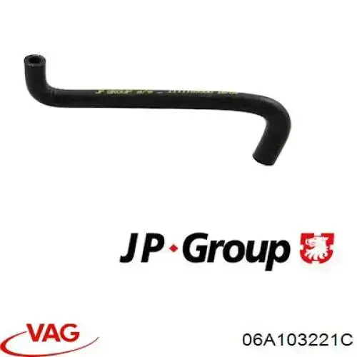 Патрубок вентиляции картера, маслоотделителя VAG 06A103221C цена, от 2.53 USD