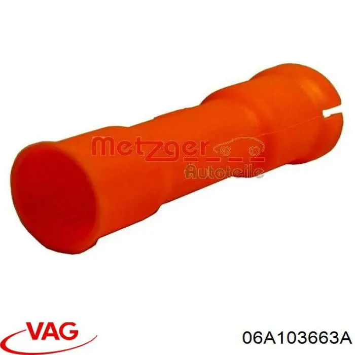 Направляющая щупа-индикатора уровня масла в двигателе VAG 06A103663A
