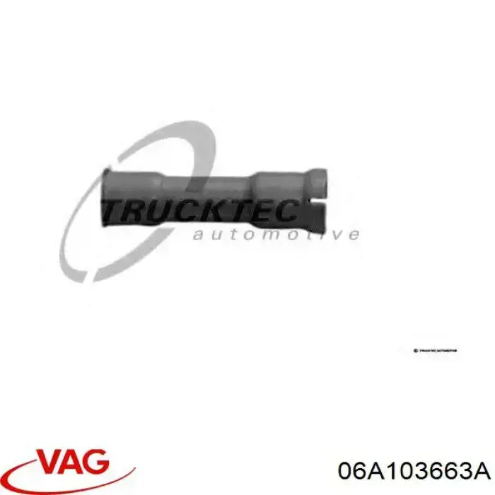 06A103663A VAG Направляющая щупа-индикатора уровня масла в двигателе