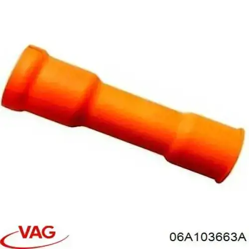 Направляющая щупа-индикатора уровня масла в двигателе VAG 06A103663A цена, от 0.47 USD