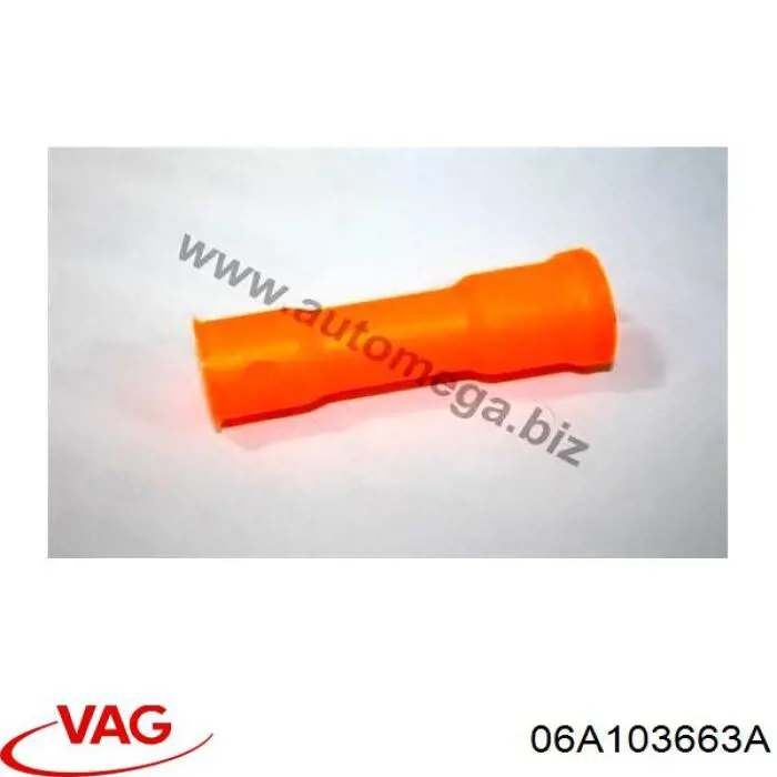 Купить 06A103663A VAG Направляющая индикатора уровня масла в двигателе