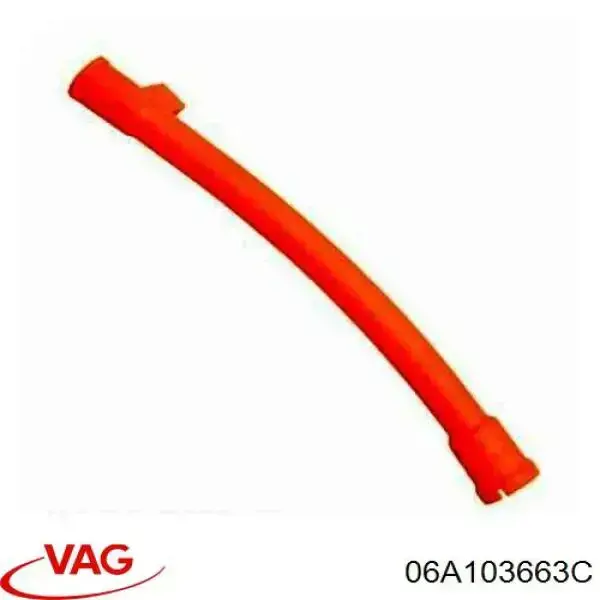 Купить 06A103663C VAG Направляющая индикатора уровня масла в двигателе
