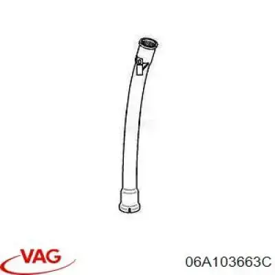 Купить 06A103663C VAG Направляющая индикатора уровня масла в двигателе