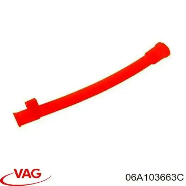 Направляющая индикатора уровня масла в двигателе 06A103663C VAG