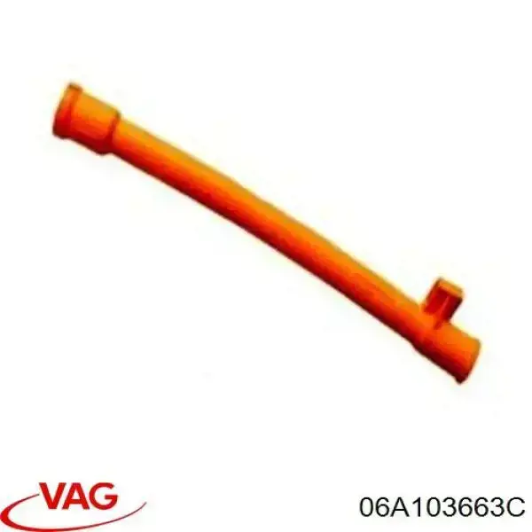 Направляющая щупа-индикатора уровня масла в двигателе VAG 06A103663C